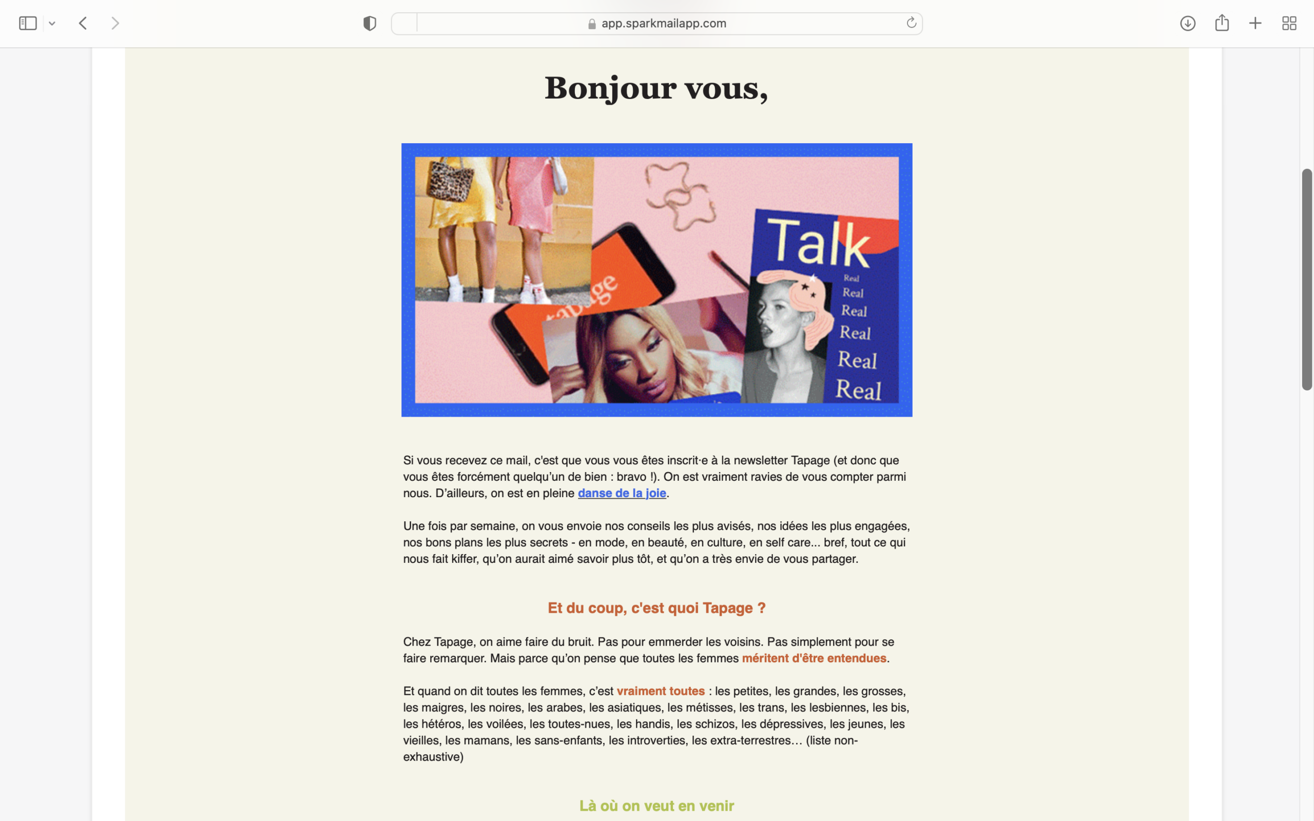 Souhaiter la bienvenue dans sa newsletter