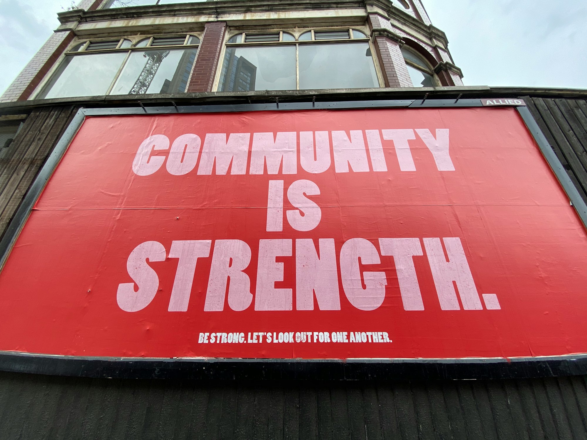 From an audience to a community