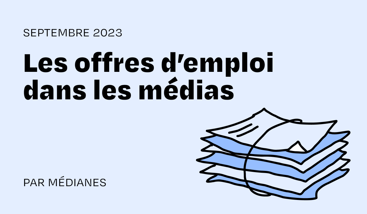Job openings in media for the month of September