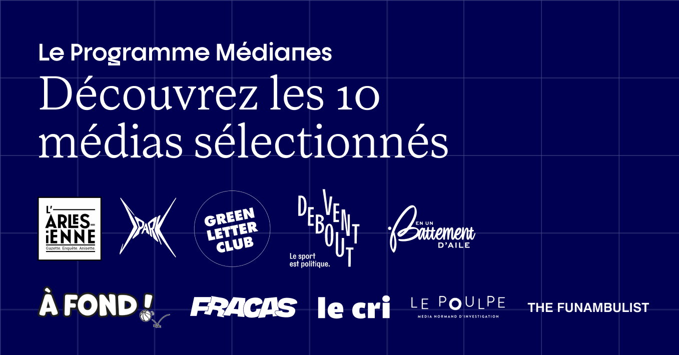Programme Médianes : découvrez la 4e promotion