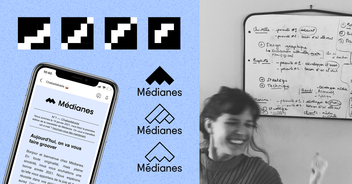 Coulisses — Épisode 4 : d&rsquo;où vient le logo de Médianes ? (et ce à quoi vous avez échappé)