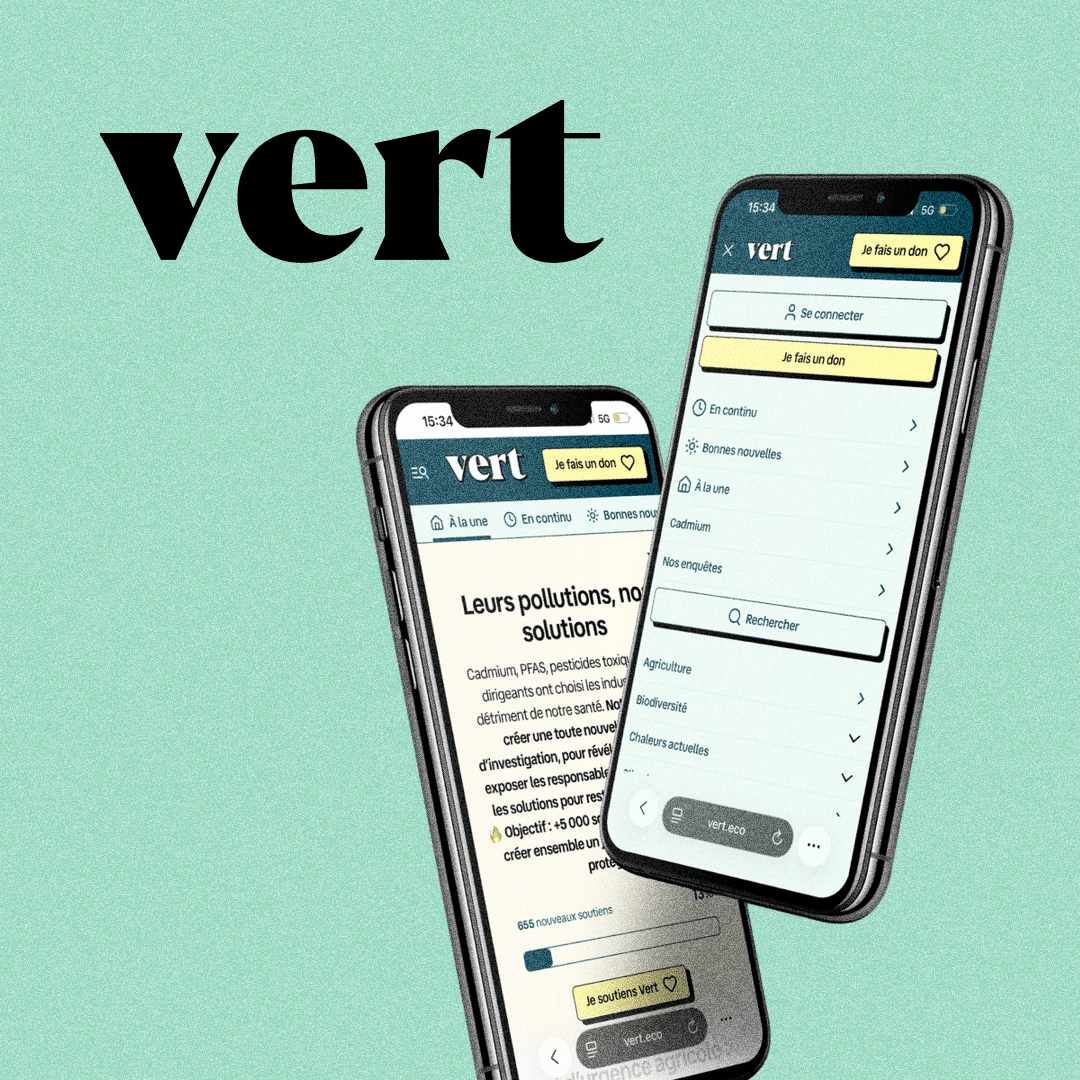 Vert — Refonte de site web