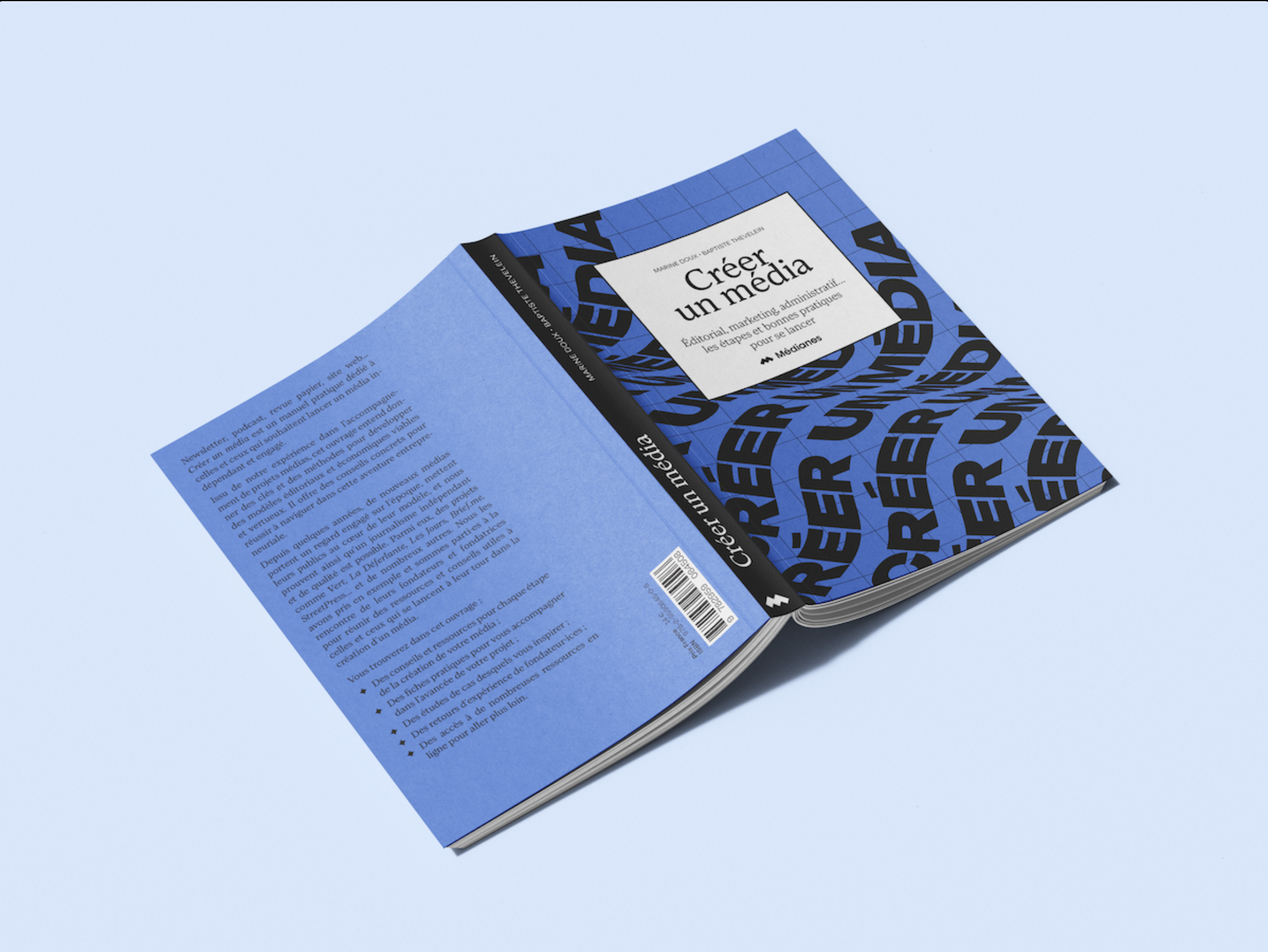 Couverture du livre Créer un média