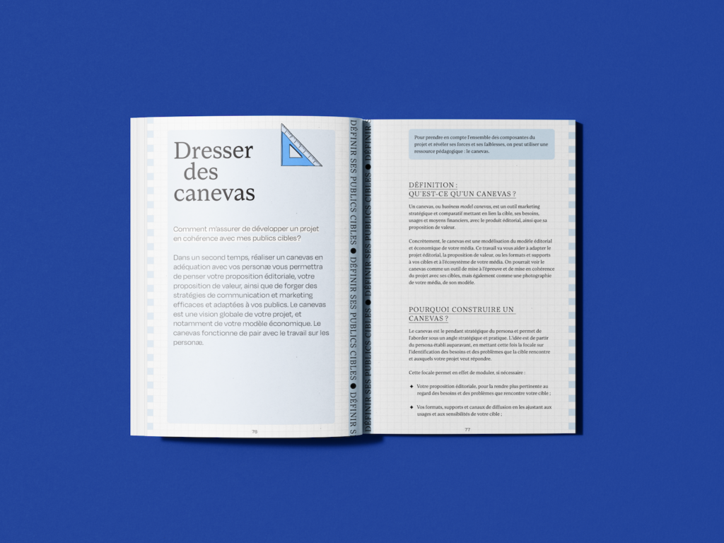 Dresser des canevas