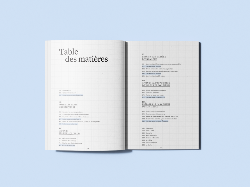 Table des matières